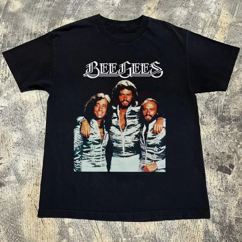 The Bee Gees Band Black All Size Lover T Shirt
