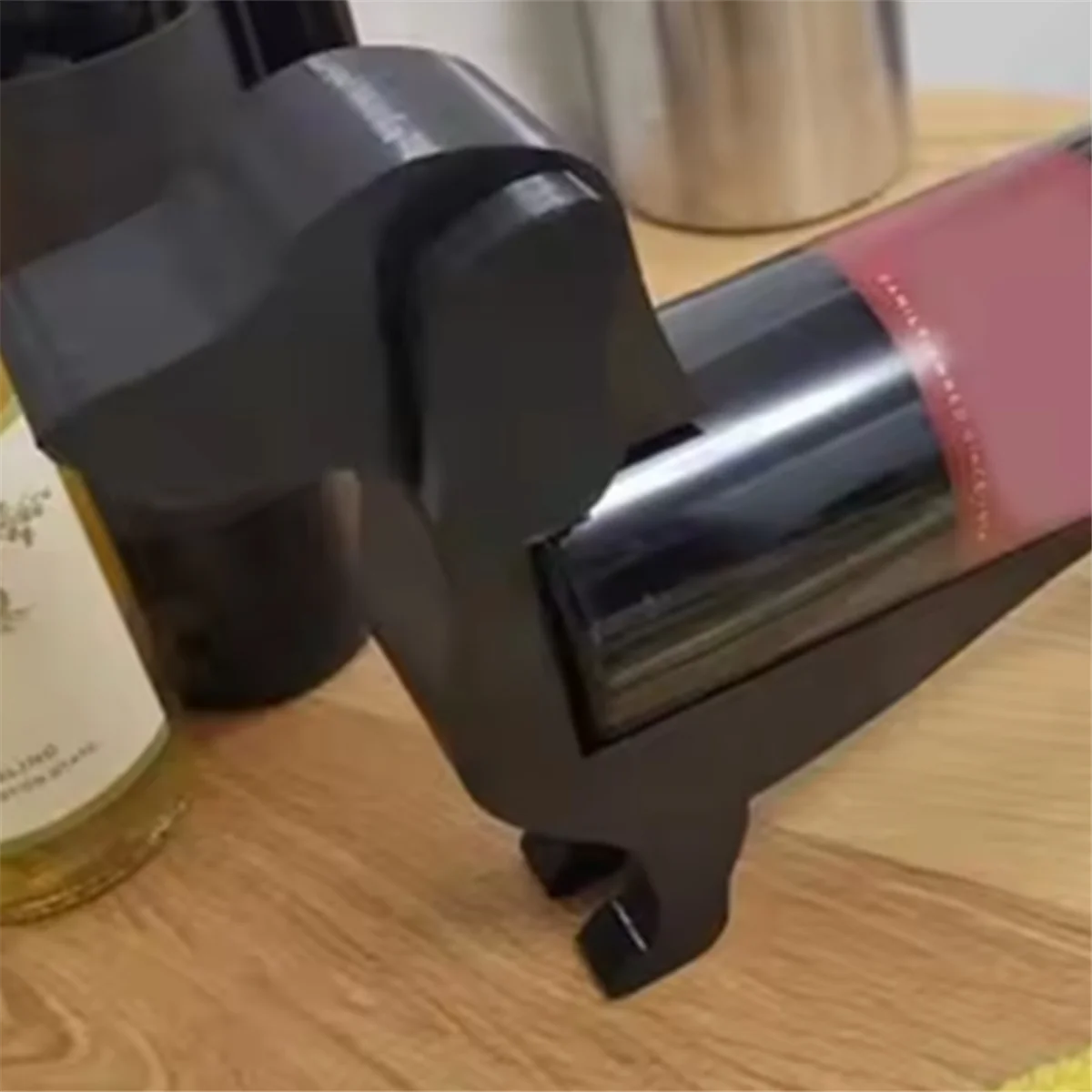 A002 Sausage Dog Wine Bottle Holder ABS Plastic Stable Sturdy Rack Minimalist Reusable Support Bracket