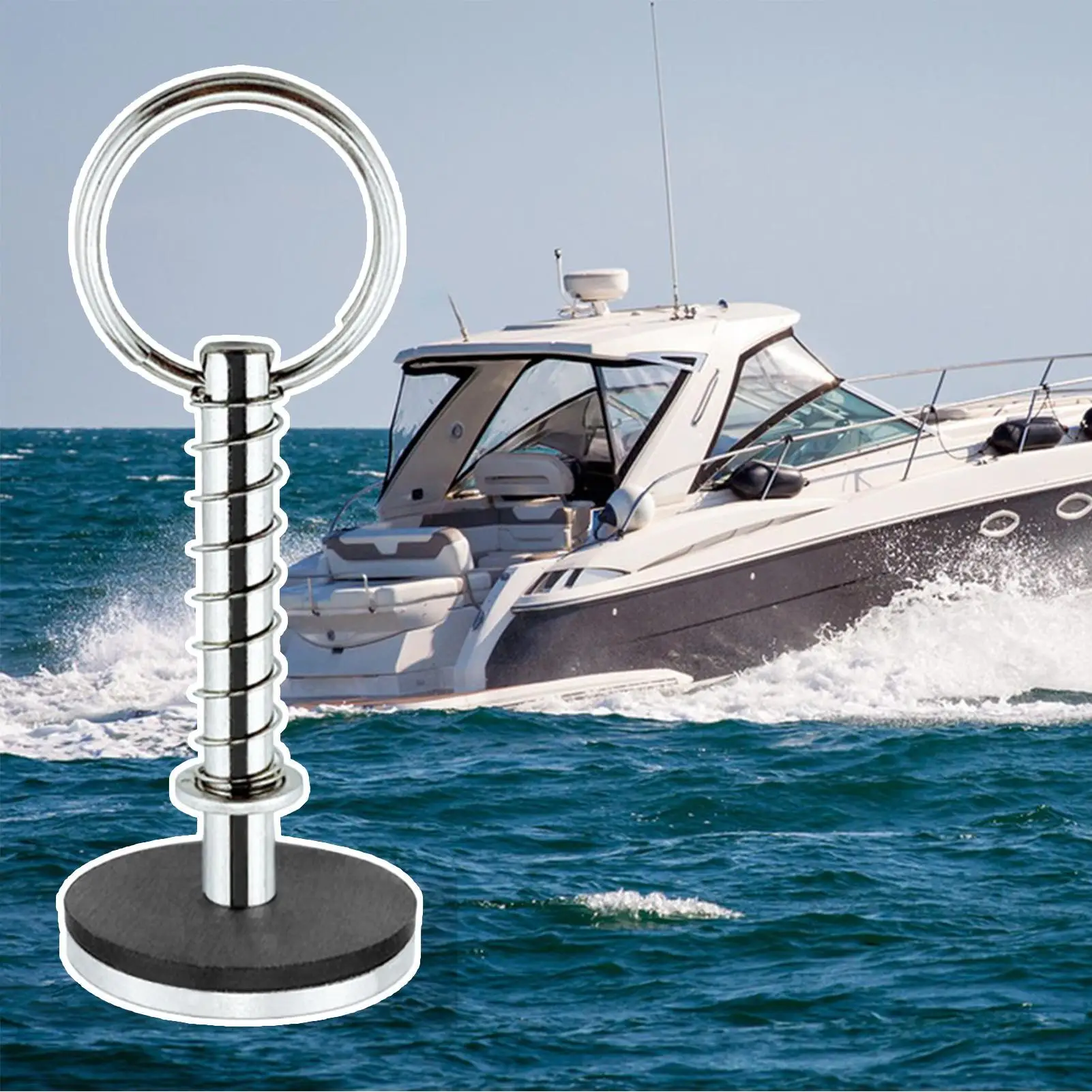 

Hatch Cover Pull Handle Stainless Steel Boat Replacement Accessories Hatch Cover Handle Pin for Men Women Boat Decks Vessels
