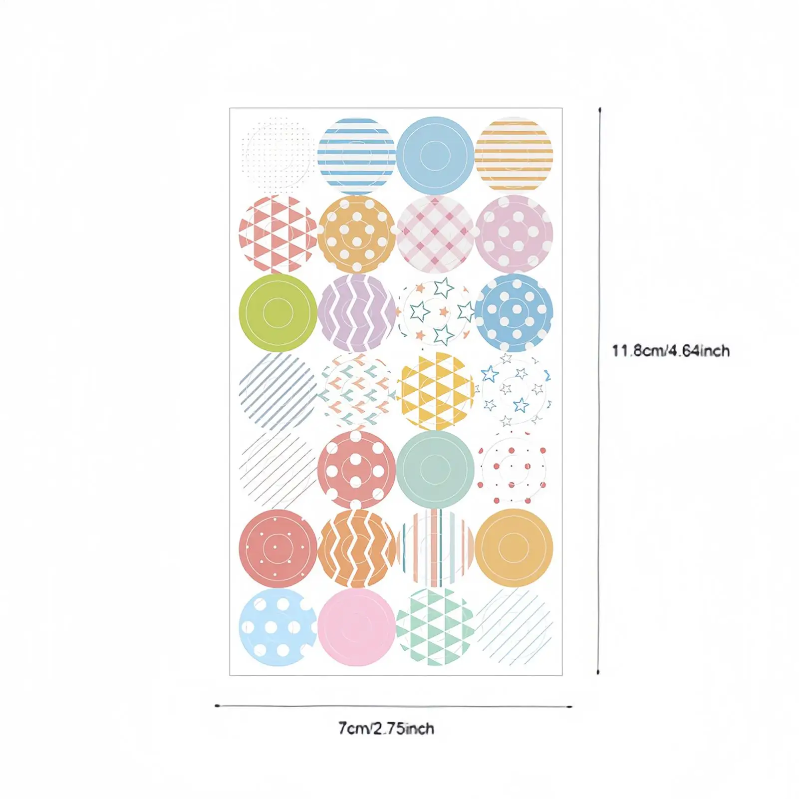 ملصقات ثقب الموثق دوائر لاصقة مستديرة واقيات ثقب ذاتية اللصق للورق لصياغة الملاحظات السائبة حزمة لوازم الكتب #6
