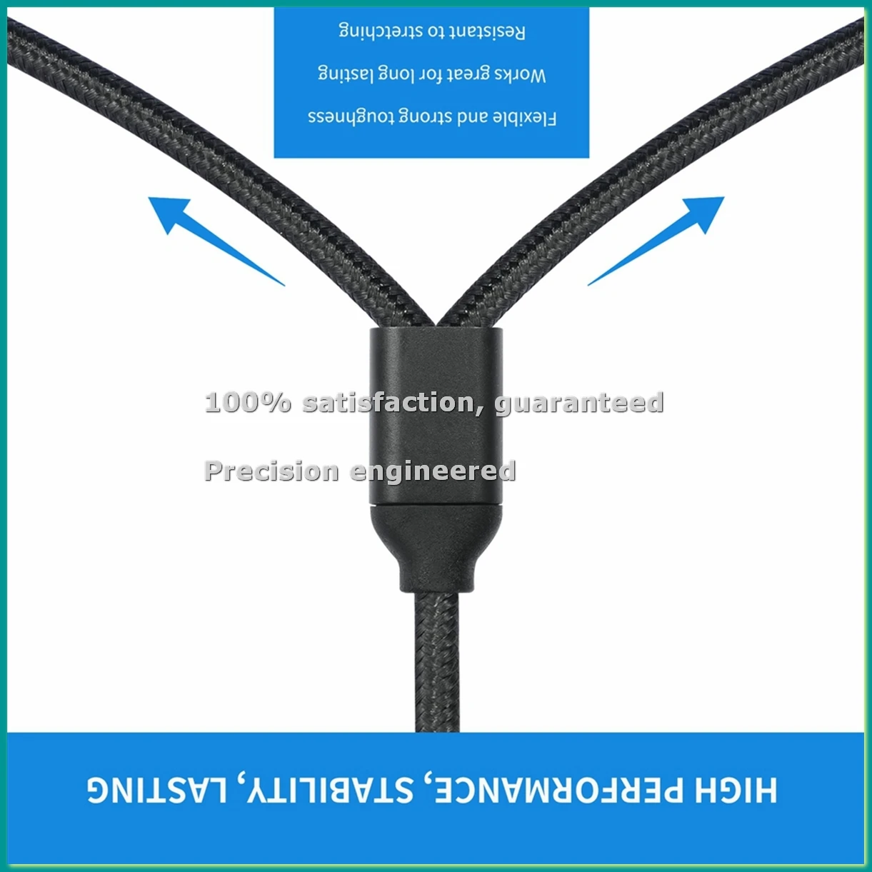 USB Type C Male to 2 XLR Male Amplifier Stereo Audio Cable 32Bit/384Khz for Smartphones Laptop 2 Meter-TCES