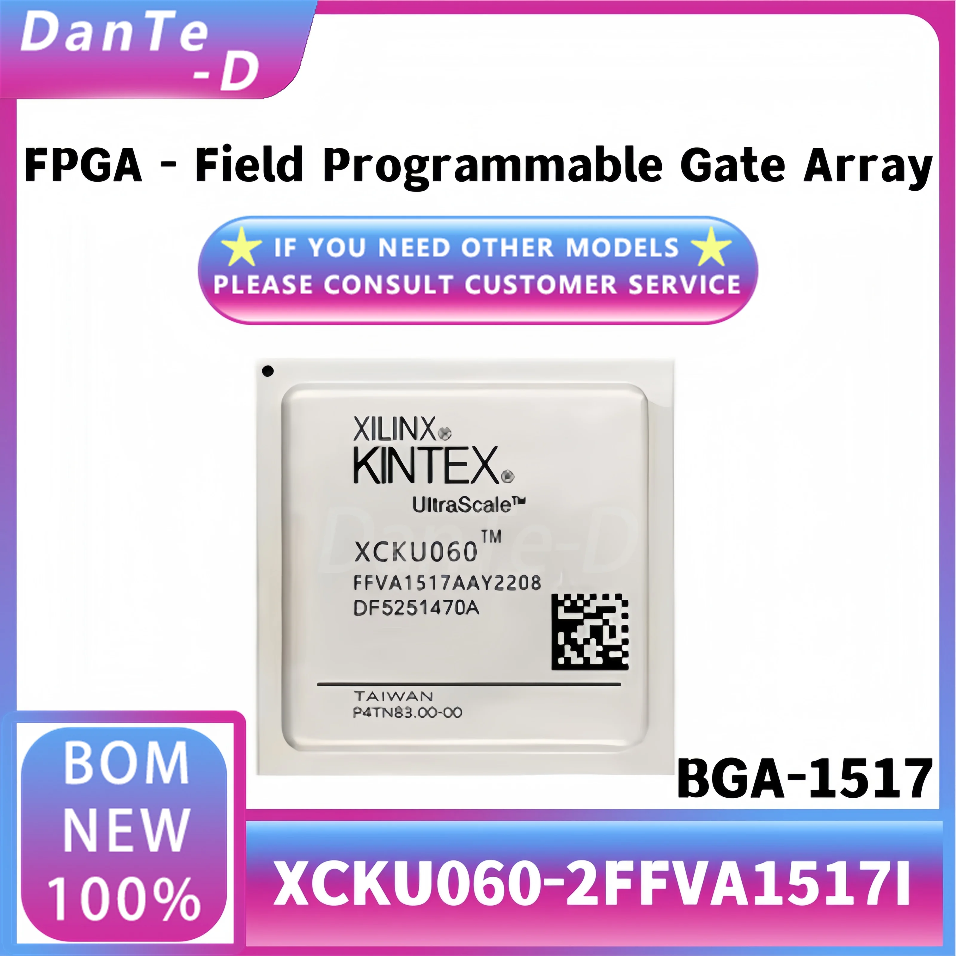 XCKU060-2FFVA1517I/E XCKU060 package BGA-1517 programmable logic device original authentic