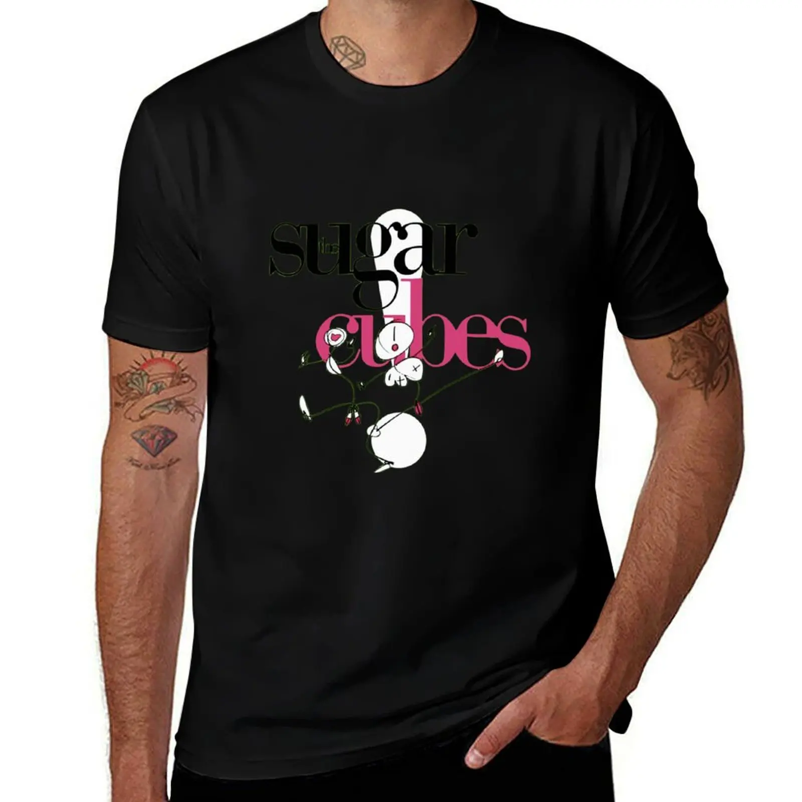 The Sugarcubes T-Shirt quick drying summer top men tshirt