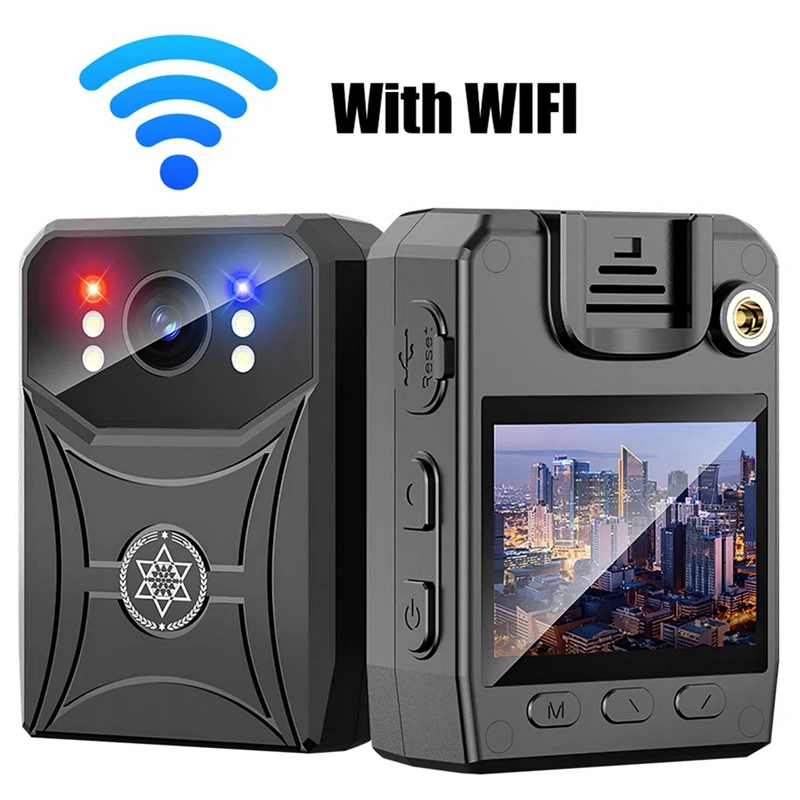 4K Mini Police Camera Digital Video Recorder Camcorder Camera IR Night Vision Body Camera Sports Back Clip