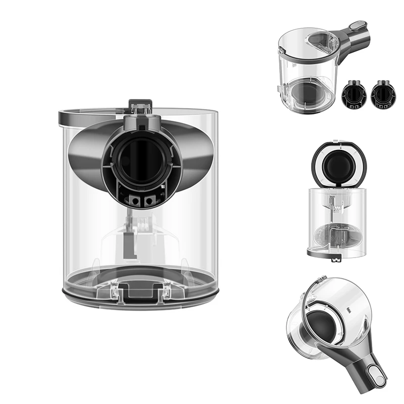 Contenedor de polvo para Dyson V6 Dc58 Dc59 Dc62 Dc74 piezas de aspiradora cubo de polvo cubierta inferior cubierta superior cubo de polvo ciclónico