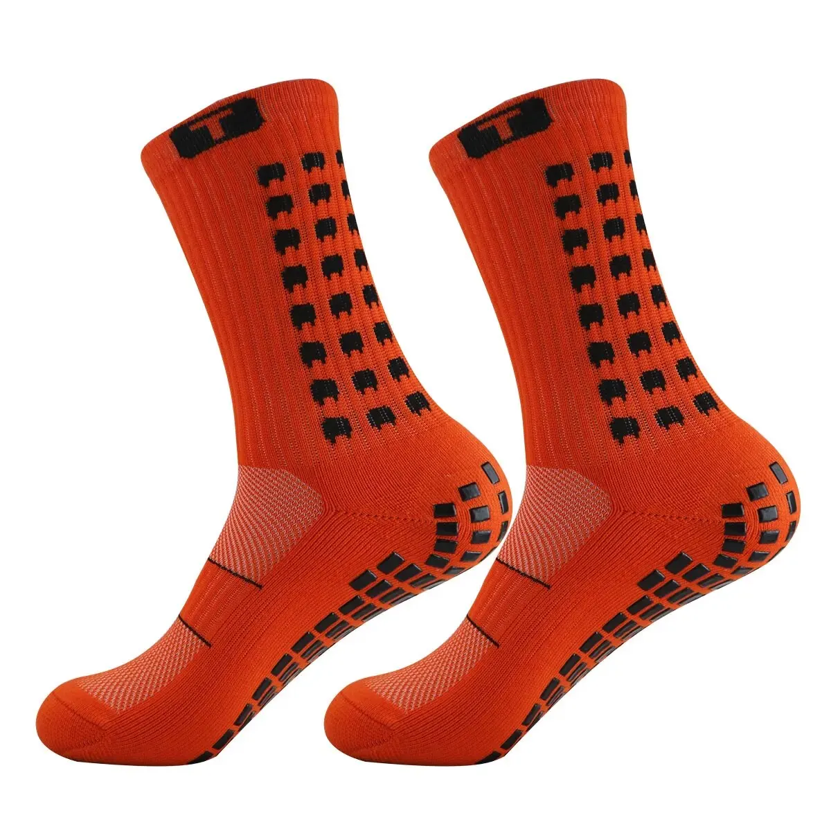 Football Socks Round Silicone Suction Cup Grip Anti Slip Soccer Socks Sports Men Women Baseball Rugby Socks