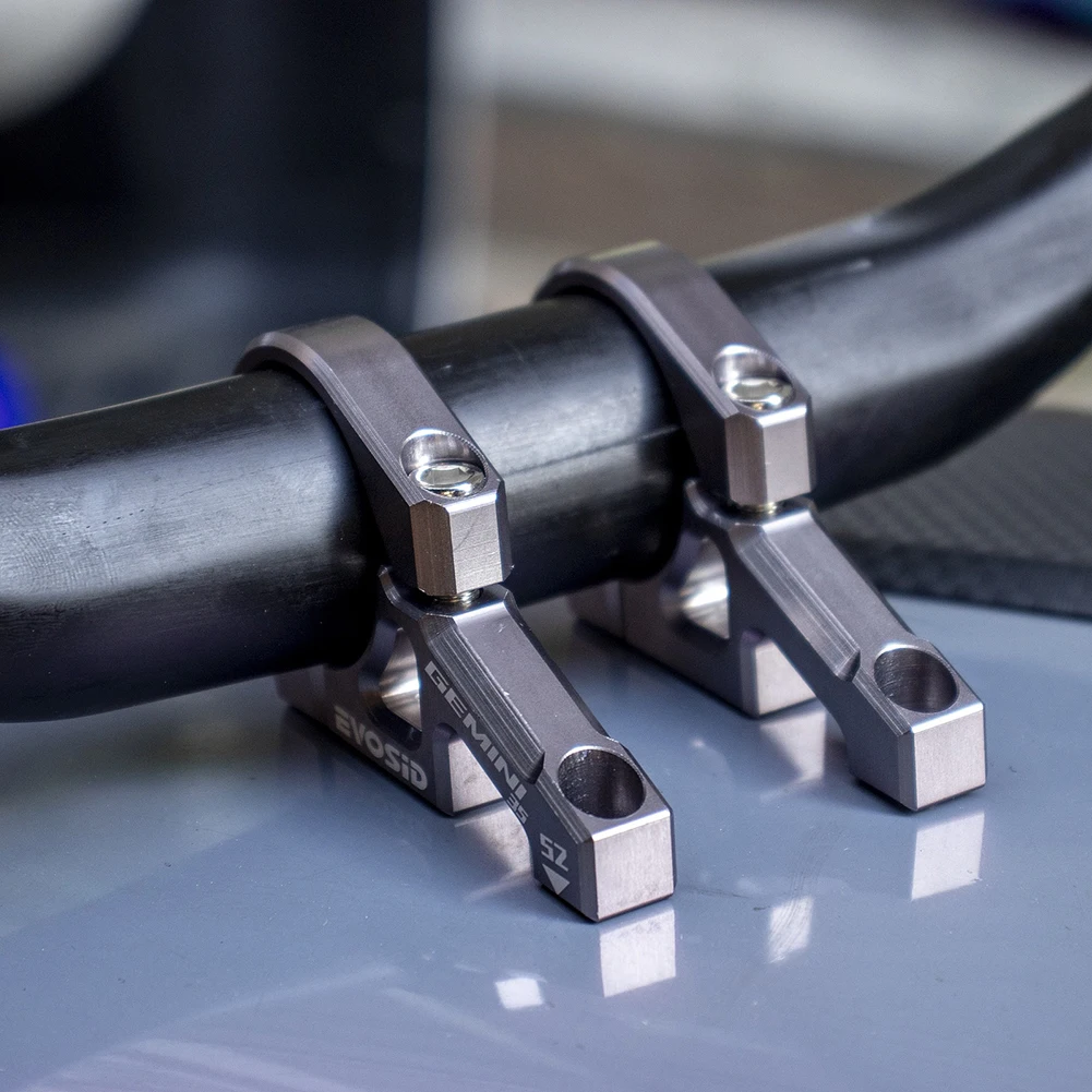 

Direct Bike Stem 2 Pcs for Dual Crown Forks Split Design Mountain Bike Stem for Dual Crown Forks Motorcycle Lightweight MTB Stem