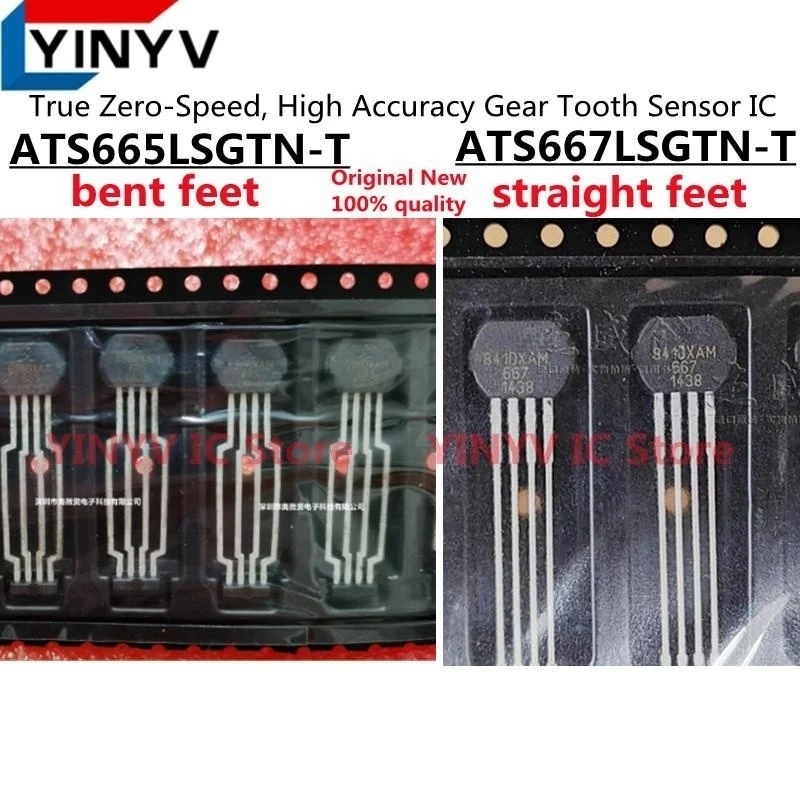 5Pcs ATS667LSGTN-T 667 ATS667LSGTN ATS667 ATS665LSGTN-T 665 ATS665LSGTN ATS665 True Zero-Speed, High Accuracy Gear Tooth Sensor