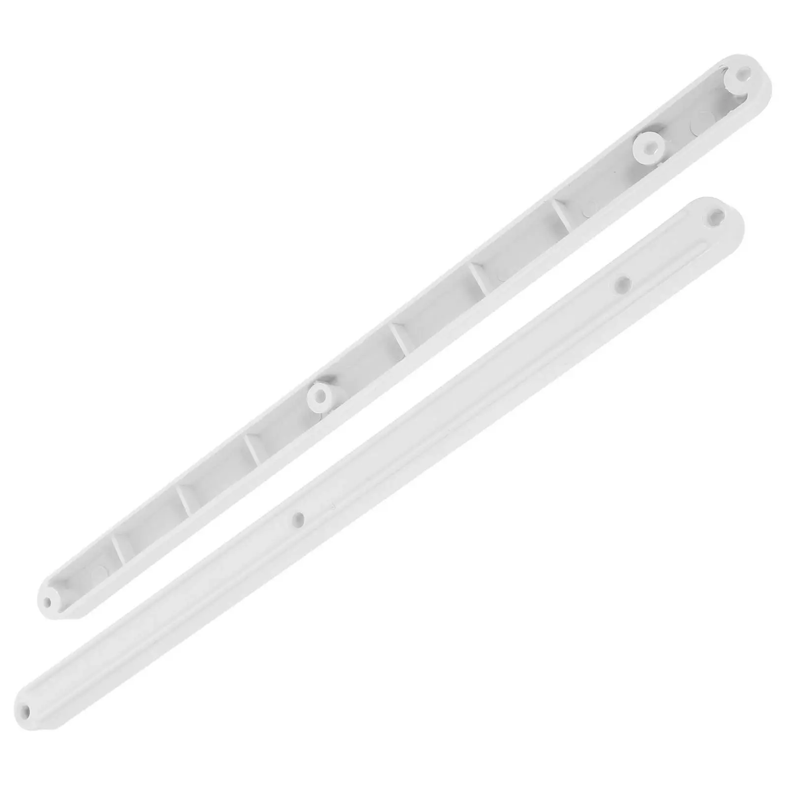 2Pcs Plastic Drawer Slides 12 Inch Side Mount Full Extension Rails Smooth Noise Free for Kitchen Dresser Cabinet Wardrobe