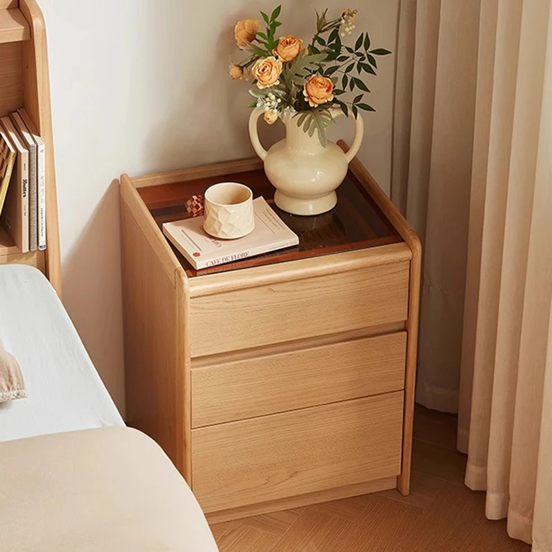 أدراج خشبية بجانب السرير وغرفة النوم وخزائن القهوة المتنقلة للتخزين ومنضدة فاخرة وأثاث فندق موبليس الحديث