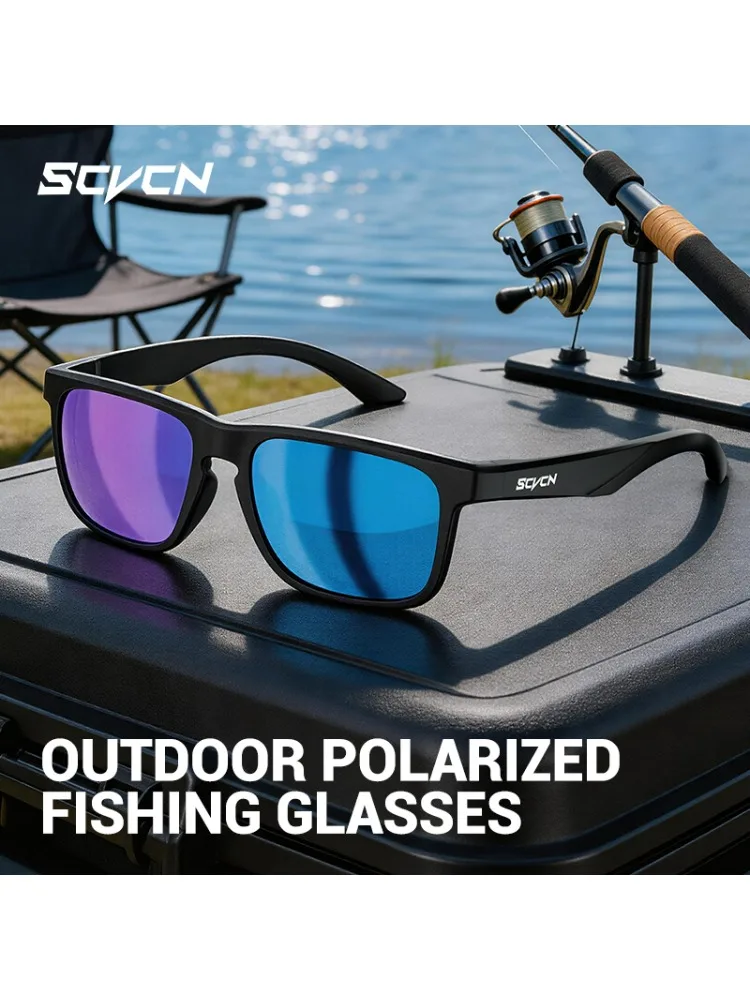 AliExpress SCVCN HD Polarized Sunglasses Outdoor Cycling Hiking Sports Glasses  Driving Glasses Stylish Fishing UV-Protection Sunglasses