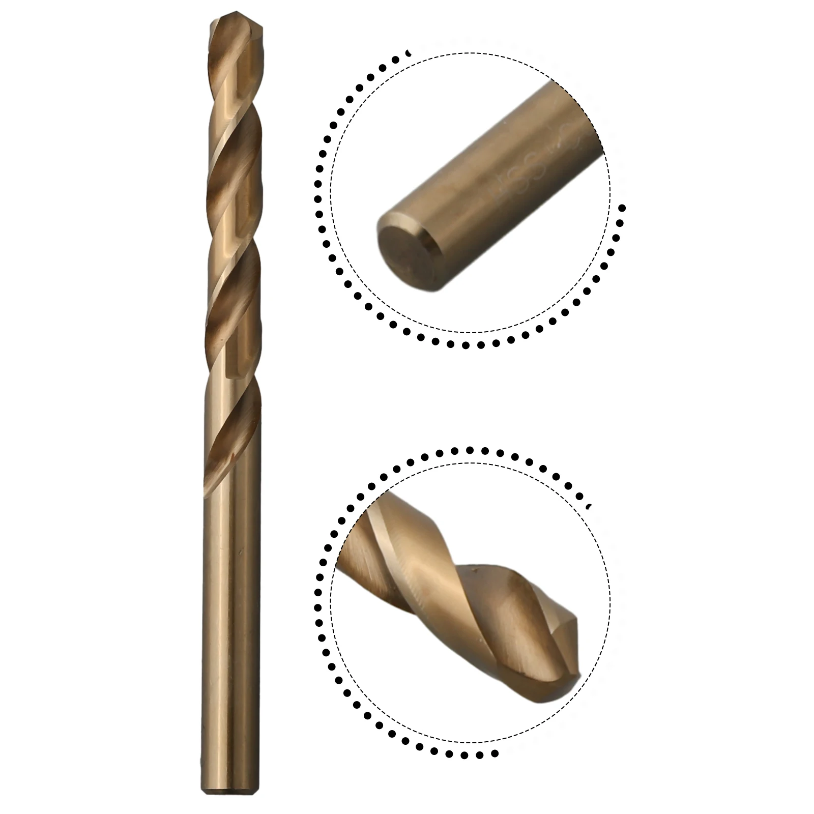 1PCS 1mm-13mm Cobalto HSS Punta da trapano M35 HSS-Co Strumento di apertura del foro per la perforazione dell'acciaio inossidabile Lavorazione dei metalli Parti di utensili elettrici