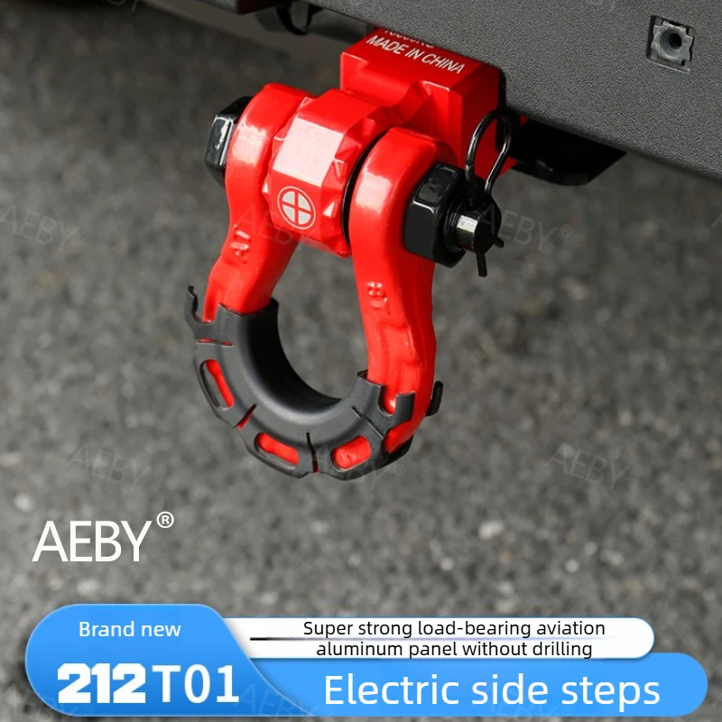 

AEBY For BAIC 212 T01 U-shaped tow hook,Ring shackle bracket front and rear recovery points,Anti-collision hook,Car accessories
