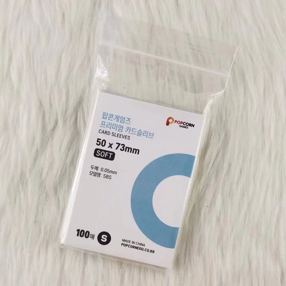100/50pcs Korea Card Sleeves Clear Acid Free CPP HARD 3 Inch Photocard Holographic Protector Film Album Binder image 6