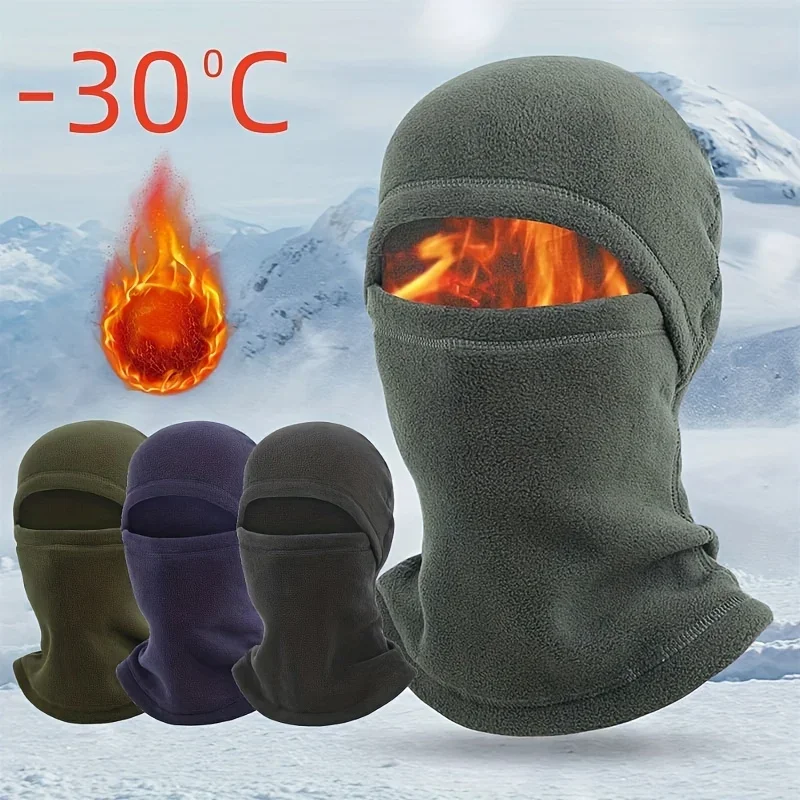 

1pc Thermal Mask Multi-functional Windproof Ski Hat, Polar Fleece Sports Warm Hood, Ideal choice for Gifts