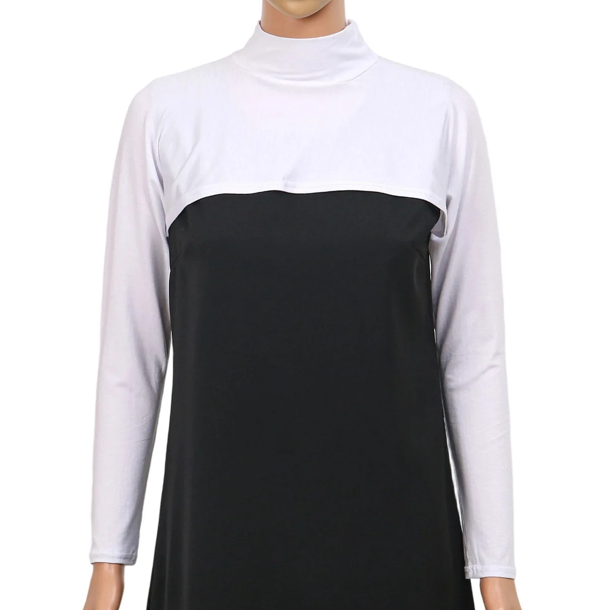 女性用ムスリムワンピース、ロングショルダースリーブ、ショールアームネックカバー、シュラッグクロップトップ、モーダルボレロ、イスラムヒジャブアクセサリー、オーバースリーブ