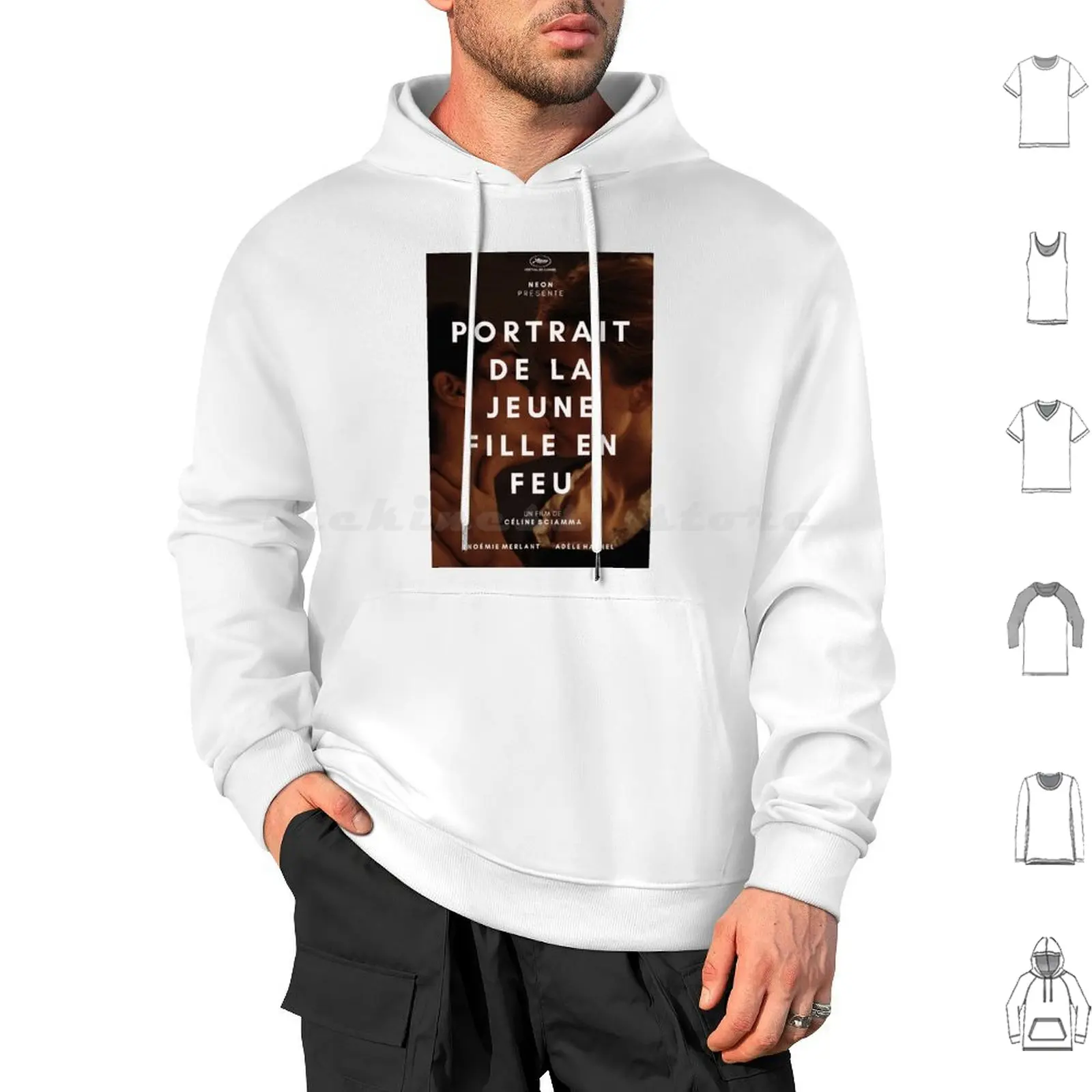 Copy Of Portrait Of A Lady On Fire Alternative Poster In French Hoodies Long Sleeve Poalof Portrait Of A Lady On Fire