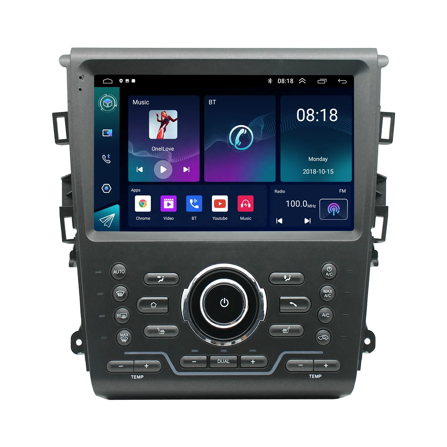 

Car Android Player 2 Din Car Radio Carply Navigation GPS Stereo 4G Screen Player For Ford Mondeo 2013- 2018