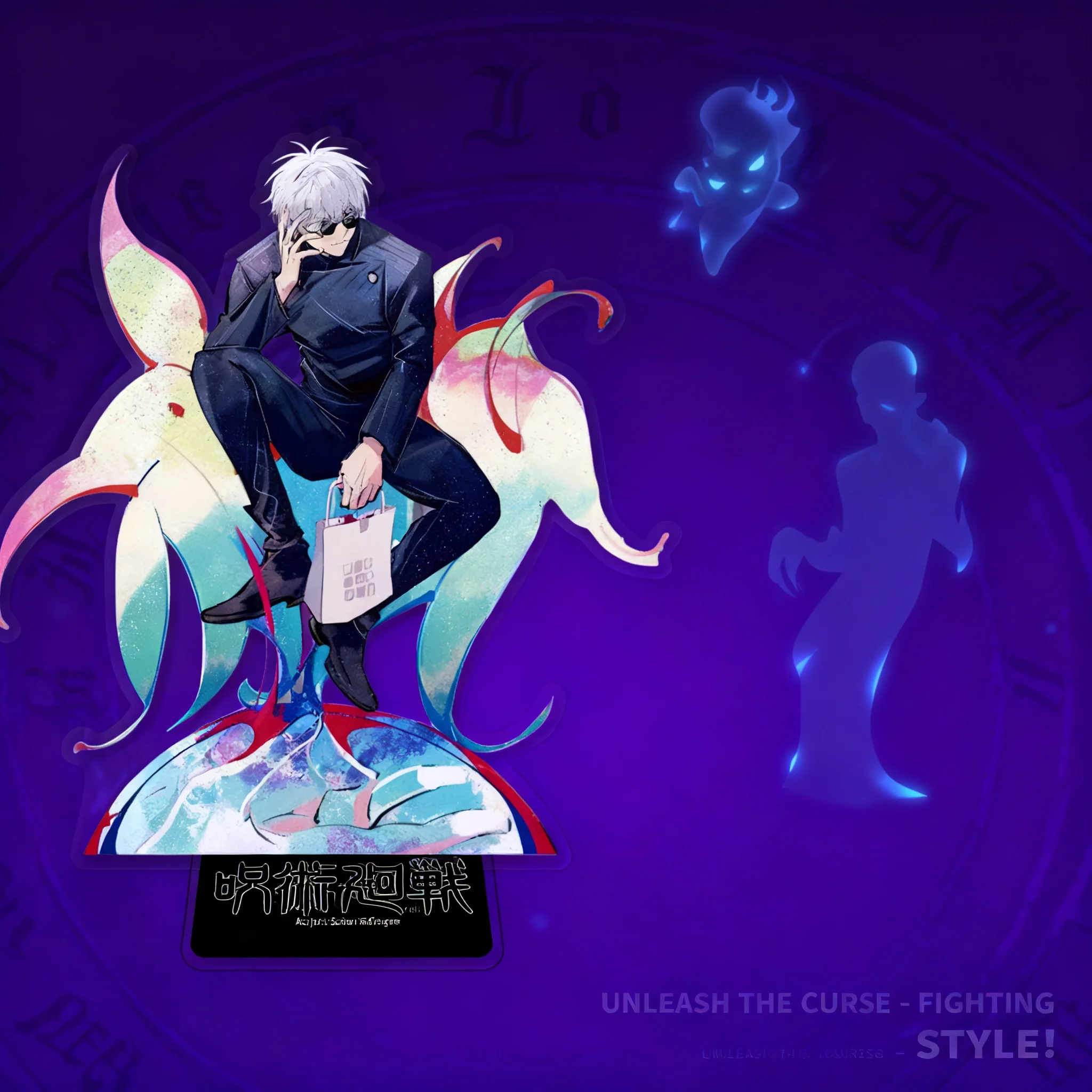 

Акриловая подставка по аниме Jujutsu Kaisen, 10 см, большая, с Годжо Сатору и Гето Сугуру, настольное украшение, коллекционная фигурка, подарок