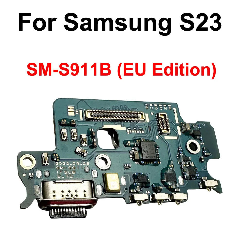 

Gefensi Org USB Charge Port Jack Dock Connector Charging Board For Samsung Galaxy S23 SM-S911B EU Edition