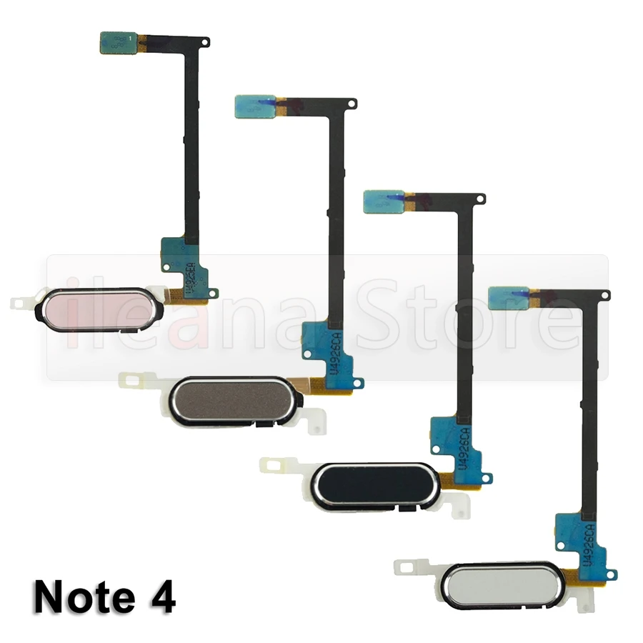 For Samsung Galaxy Note 4 5 7 8 9 10 20 Plus Lite Ultra Aiinant Home Button Touch ID Fingerprint Sensor Flex Cable