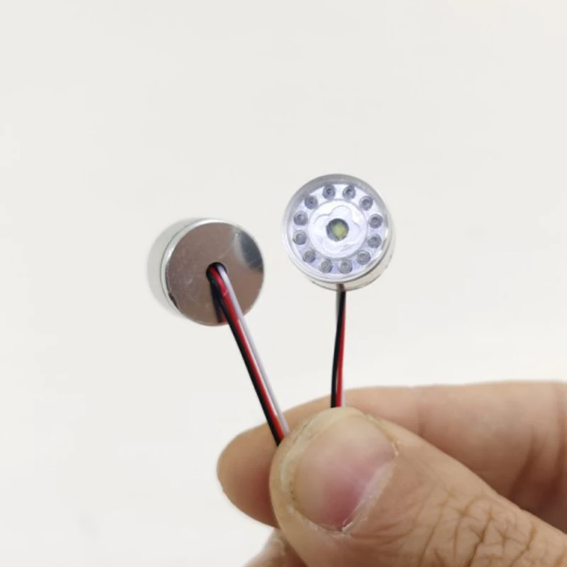 8 Stuks Metalen Achterlichten Angel Eyes Led Lamp Voor 1/14 Tamiya Rc Truck Trailer Kipper Scania 56323 Diy onderdelen