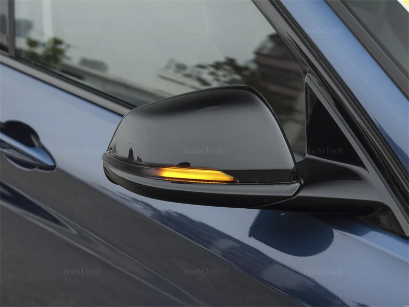 Dynamisch LED Knipperlicht Voor BMW X1 X2 1/2 Serie - Gerookt Zwart Zijspiegel Indicator