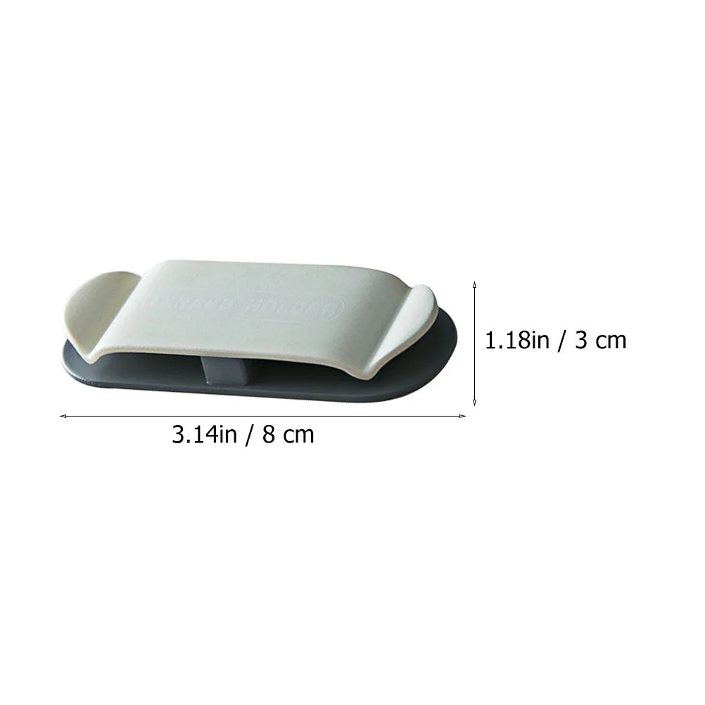 4 قطعة منظم الكابلات اللاصقة السنانير أصحاب التوصيل مقاوم للماء للحمام المطبخ إدارة الأسلاك تخزين السنانير