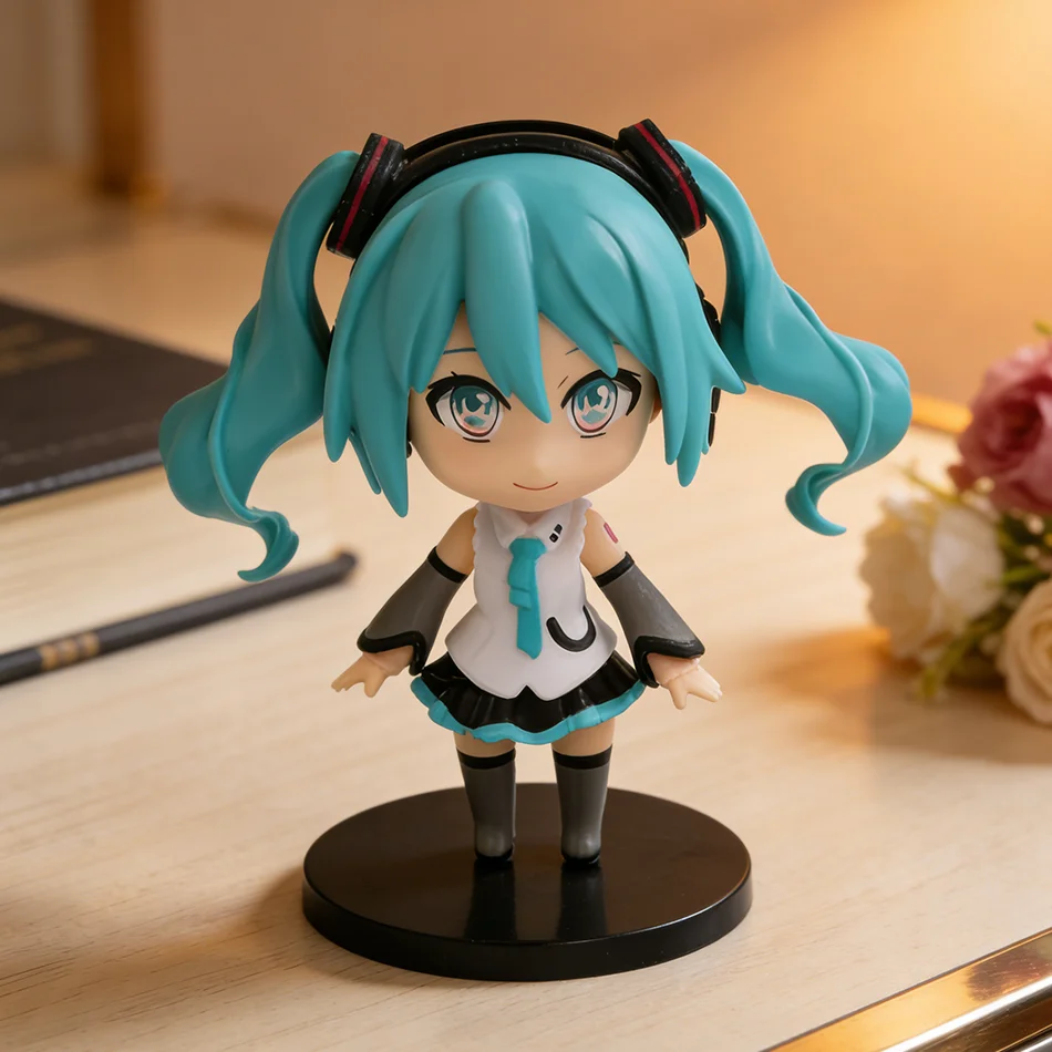 SS Neu Heißer Verkauf 6 Stück/Set Anime Neue Miku Figur Mini-Charakter-Ornamente Kawaii Hatsune Tischdekoration für Zuhause Erwachsenen-Spielzeug Kindergeschenk – Detail 6