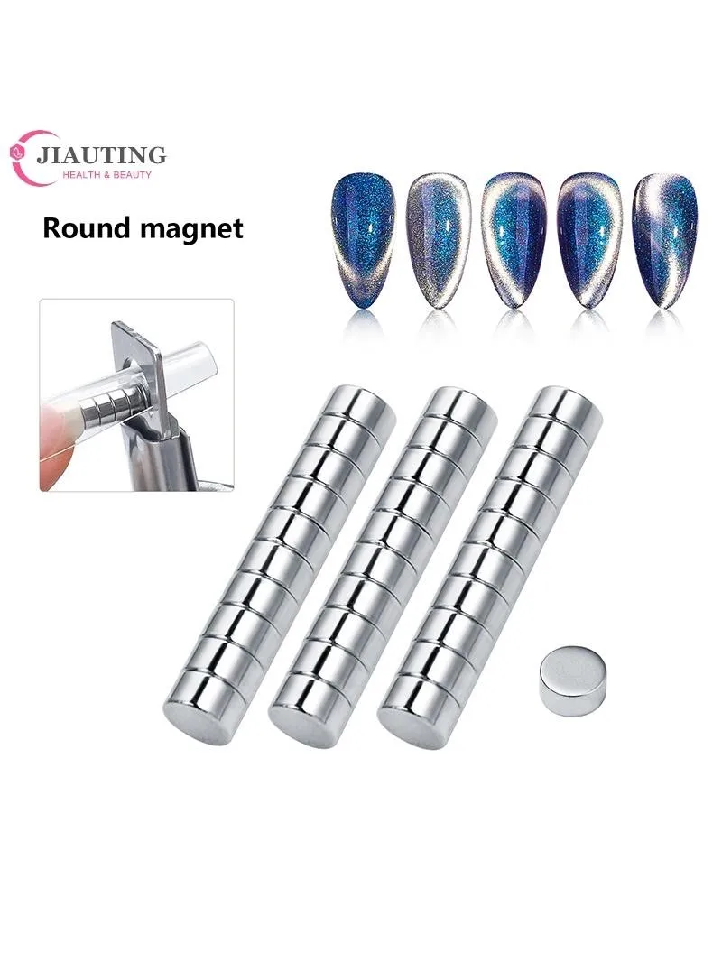 Lot de petits aimants pour faux-ongles en acrylique, 10 pièces, coupeurs de bords, outil de manucure professionnel, N64