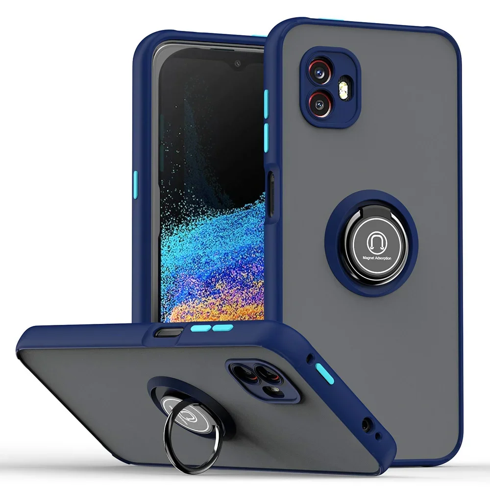 Rüstung matt Fall für Samsung Galaxy Xcover 7 Xocver 6 Pro Cover Ring Magnet halter Stand stoßfest Coque Fundas – Detail 12