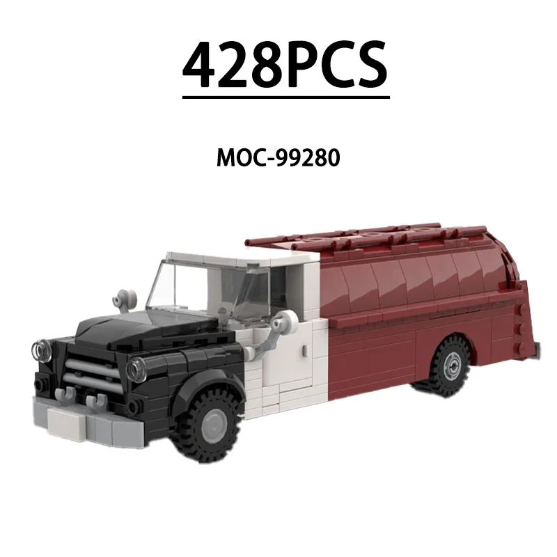 

Конструктор MOC-99280: Модель грузового топливозаправщика для города, 428 деталей, развивающая игрушка для детей, подарок на День рождения, Рождество, Новый год