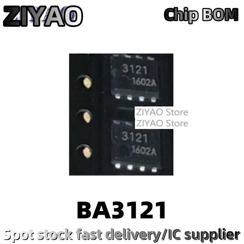 5PCS BA3121F-E2 BA3121 silk screen 3121 SOP8 audio amplifier chip
