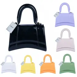 2024 new women mini handbag female coin purse Candy-colored jelly bag hand bill of lading shoulder diagonal girl bag