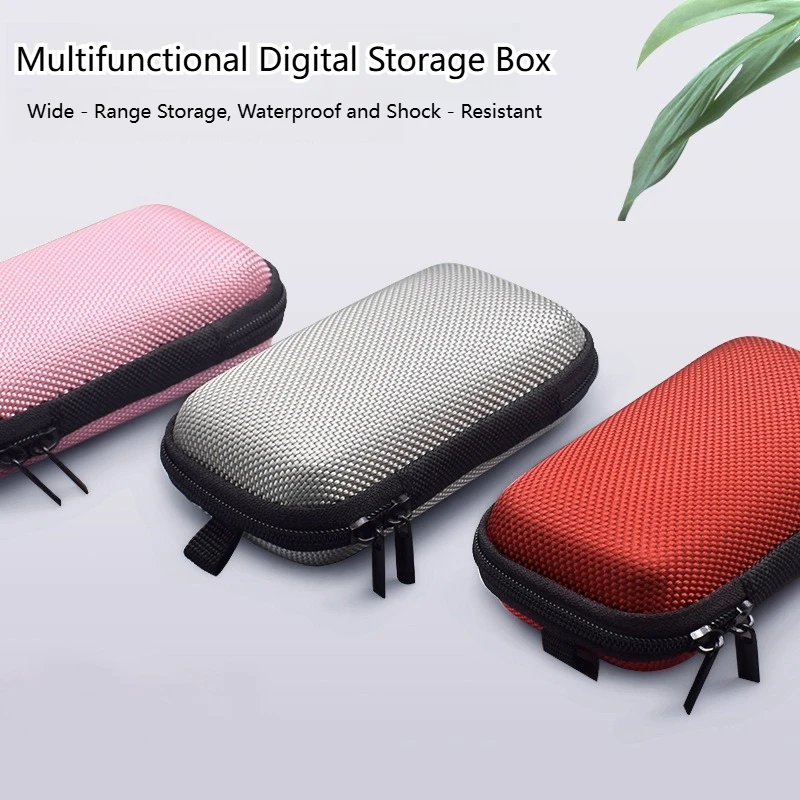 

Water - Resistant Woven Storage Pouch Mini Organizer For Earphones Chargers Cables & U Disks Portable & Durable