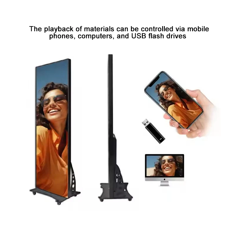 P2.5-P1.25 Magnetic Mounting Waterproof LED Sign for Indoor/Outdoor Window Advertisement and Convenience Store Digital Poster view 4