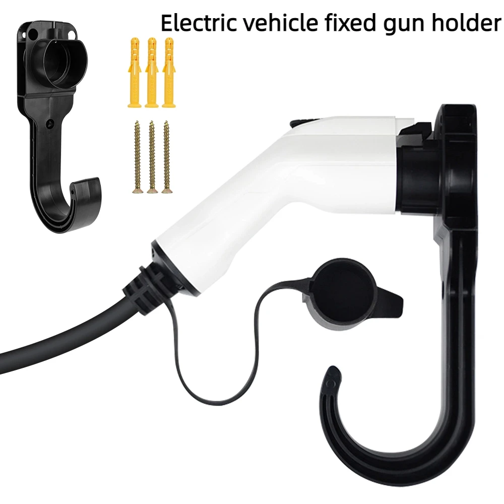 

Wall Mount Bracket EV Charger Cable Holder For Electric Car Charging For Type 2 Connector EU Plug Gun Head Socket