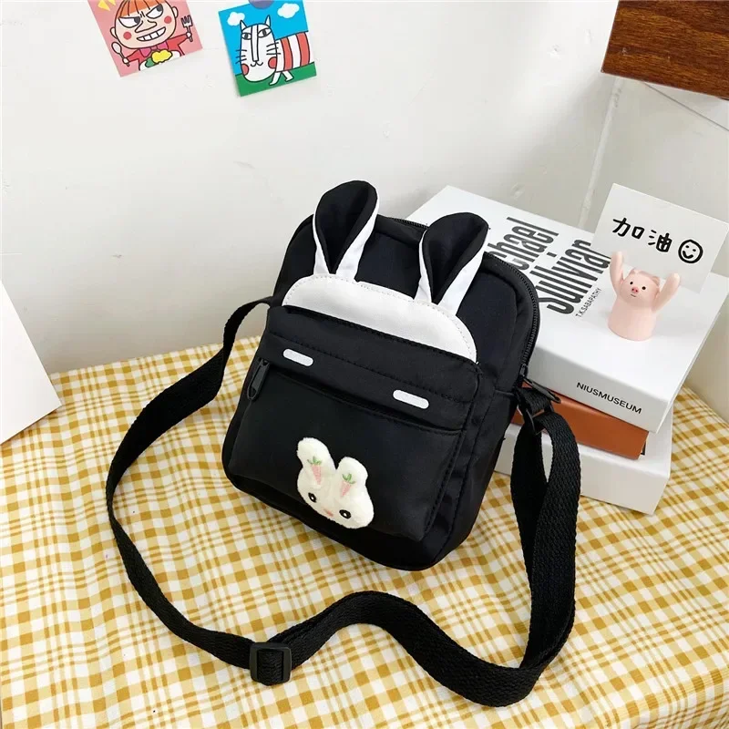 Women Fashion Canvas Shoulder Bag Multi-layer Small Shopper Bag Coin Purse Phone Pouch Crossbody Bags for Women Girls Cute Bag