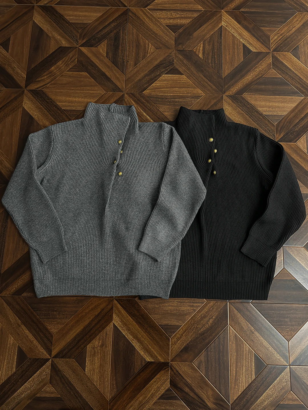 

Американский теплый вязаный свитер с высоким воротником, свободный, повседневный, для пар, модный женский удлиненный топ