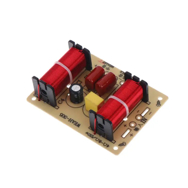 【F】3 Way HiFi Speaker Frequency Divider 150W Audio Crossover Filter Treble Alto Bass Frequency Divider For Home Use