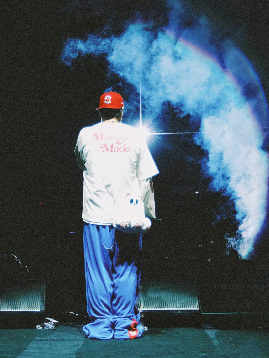 حقيبة ظهر أصلية لطيفة بثلاثة أرجل على شكل قطة Guochao كرتونية أصلية من القطيفة بكتفين مزدوجين #5