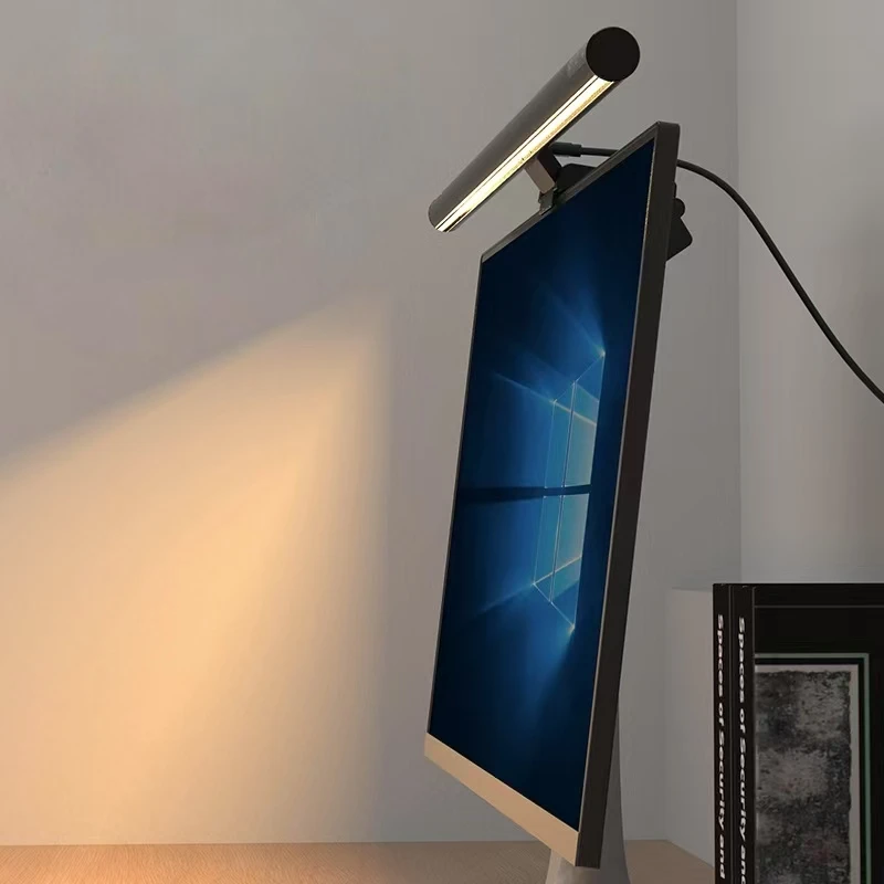 LED Screen Hanging Light EyeProtection Computer Monitor Light Strip for Desk Stepless Dimming Suitable for Work And Gaming Table