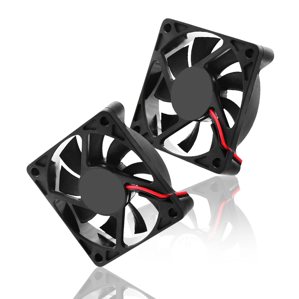 4 Pieces 6010 60mm Computer Fan Cooler Low Noise Laptop Cooling Fan 12V Desktop Cooling System PC Case CPU Cooler Case Fan