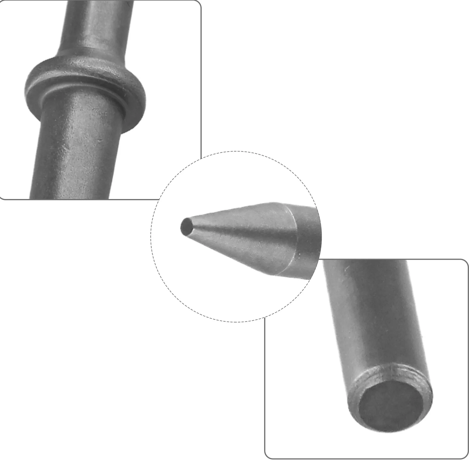 Steel Shovel Tip Rust Remover for Air Hammer 401 Shank for Use in Paint Removal Auto Repair Stone Processing and Wall Treatment