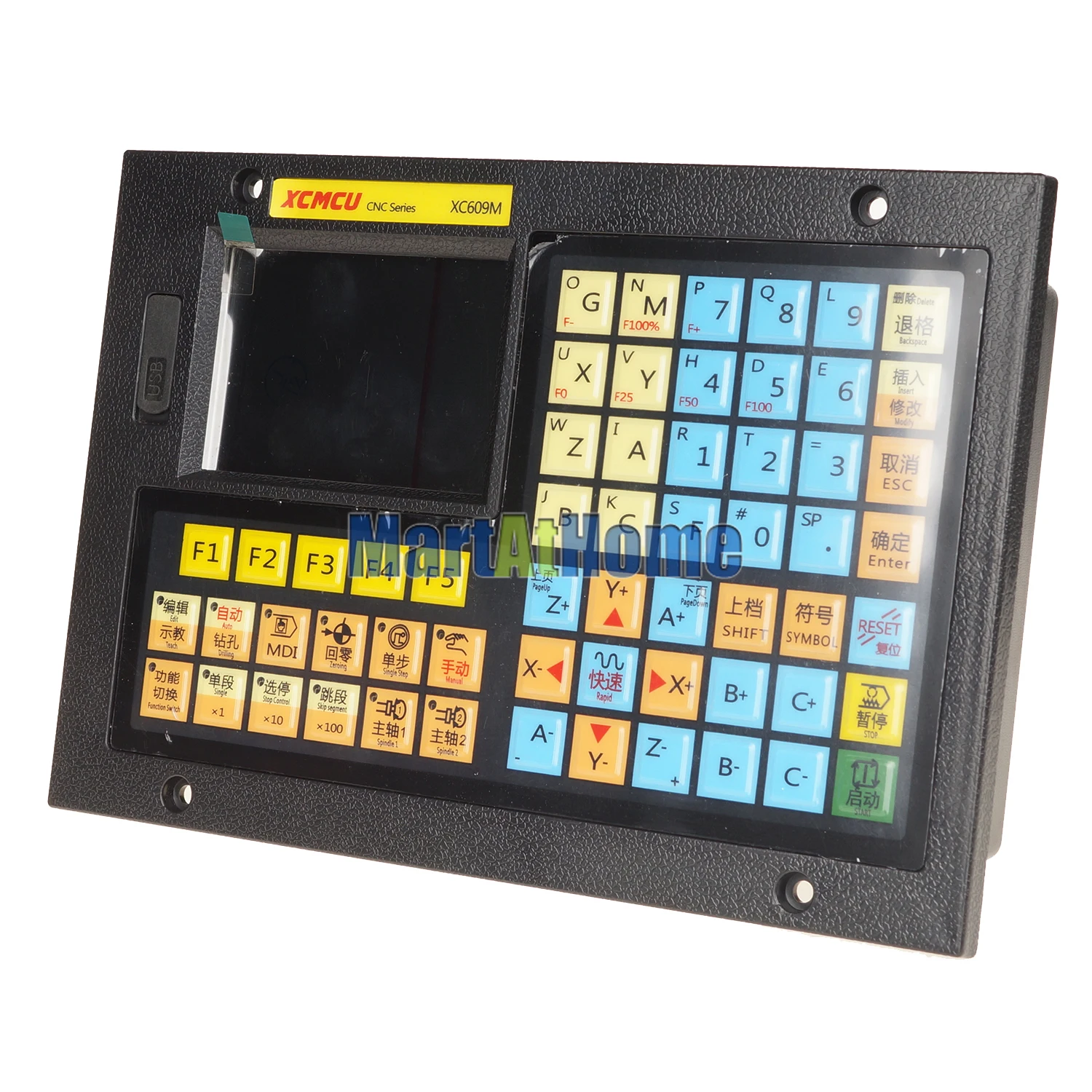 XC609M 1~6 Axis USB CNC Control System G-code FANUC Support Offline Milling Boring Tapping Drilling Feeding