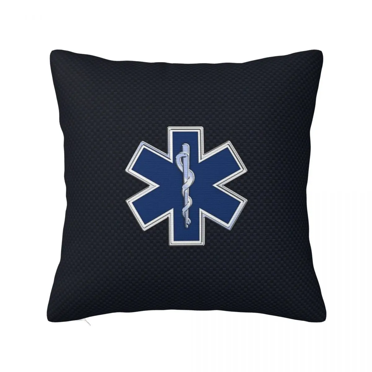 Paramedic Star Of Life Pillowcase Printed Polyester Cushion Cover Decorations Emt Emergency Throw Pillow Case Cover Home