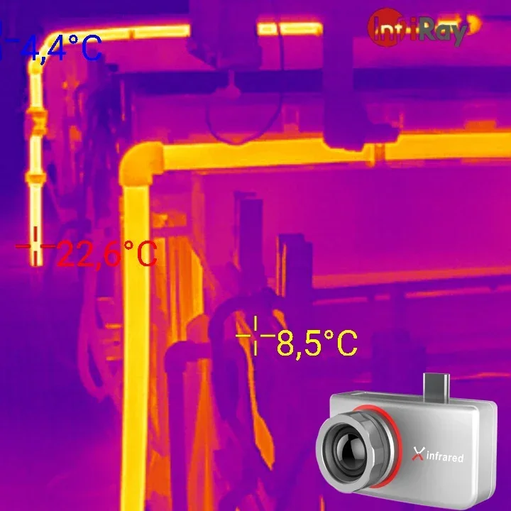 High precision mobile phone thermal image infrared camera android  thermographic