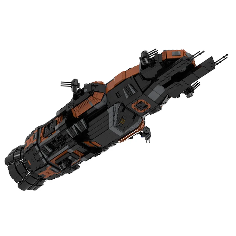 MOC Blocks For Expanse MCRN Tachi Rocinante-Corvette-Class Light Frigate ECF-270 MCRN Tachi 46313 Building Bricks Children Toys