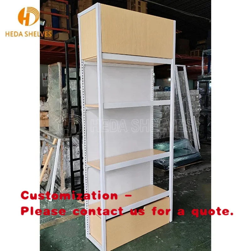 custom.Wall Units Wooden Mix Metal Customized Shelf Store Display Shelves Cabinet Pharmacy Display Rack