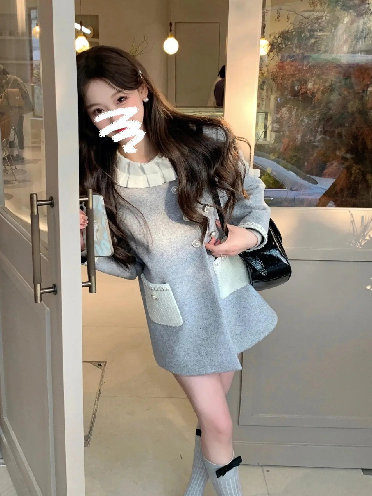 

Твидовый жакет женский красный демисезонный ветрозащитный осенне-летний средней длины повседневный водонепроницаемый легкий бомбер в стиле K-pop